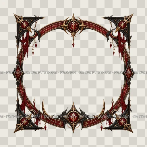 Border 12 top-down token preview