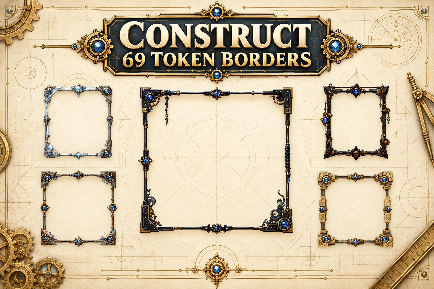 69 Construct Token Borders
