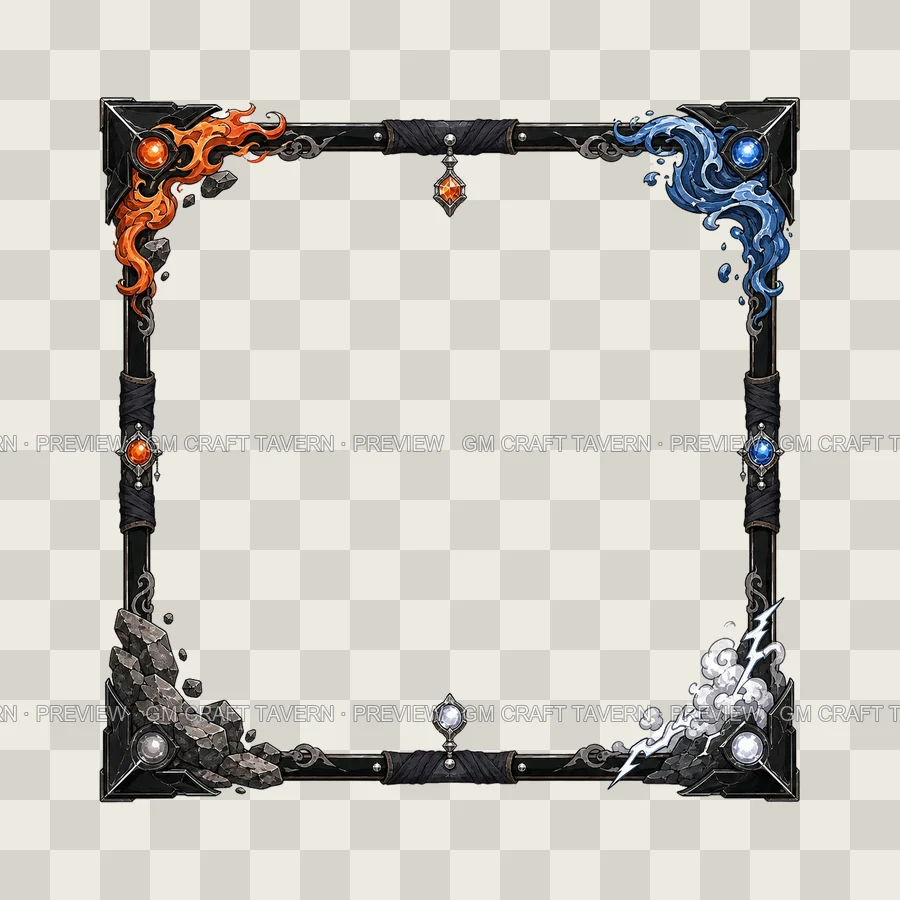 Elemental Borders product preview 2