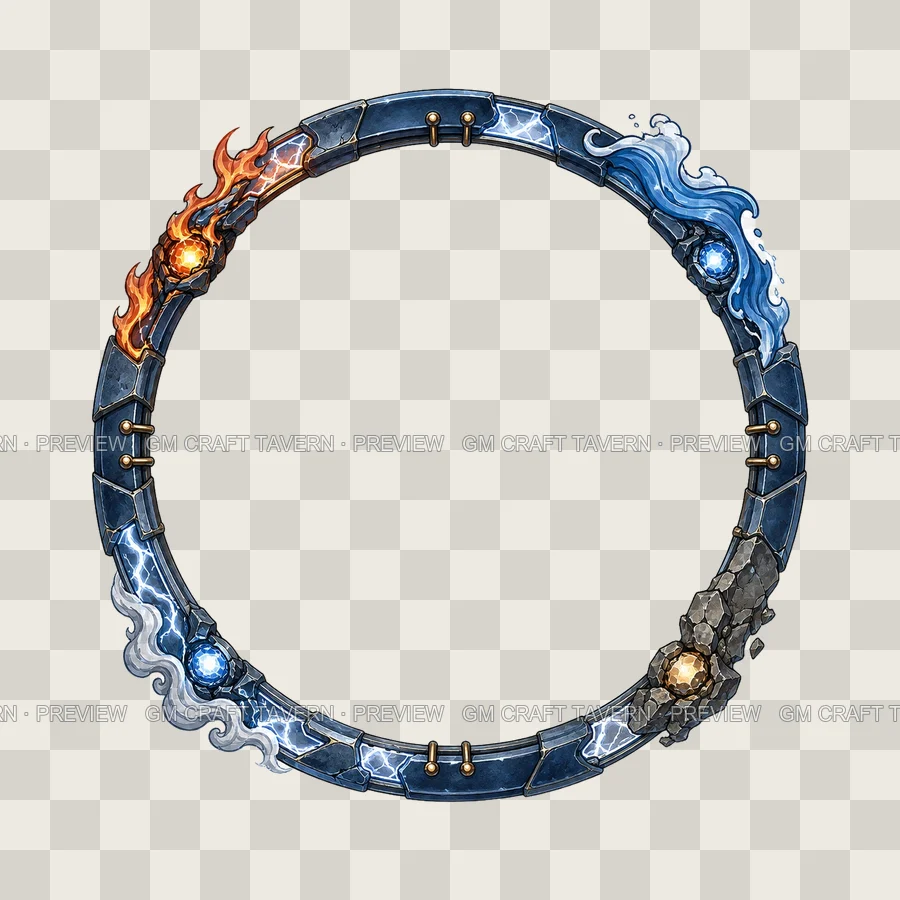 Elemental Borders product preview 4
