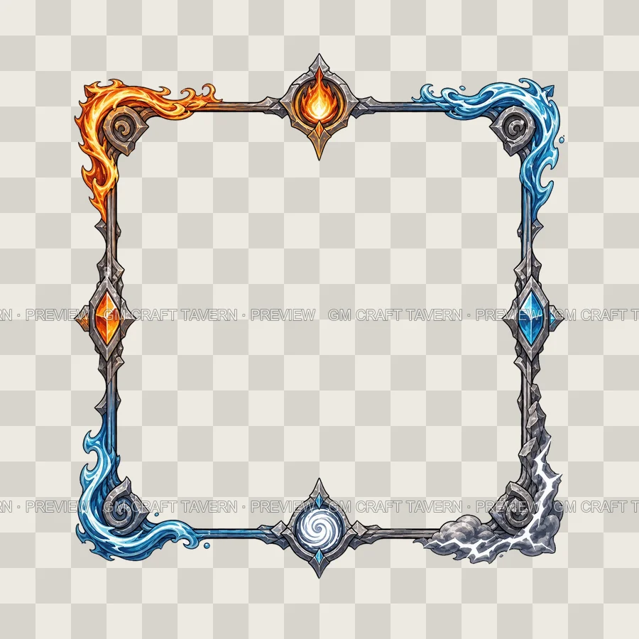 Elemental Borders product preview 6
