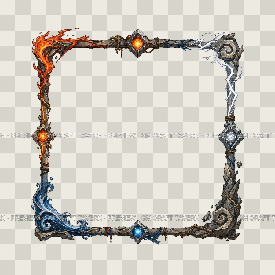 Elemental Borders product preview 8