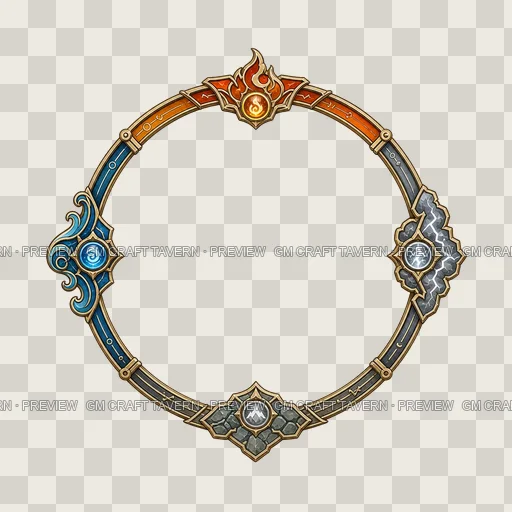 Border 25 top-down token preview