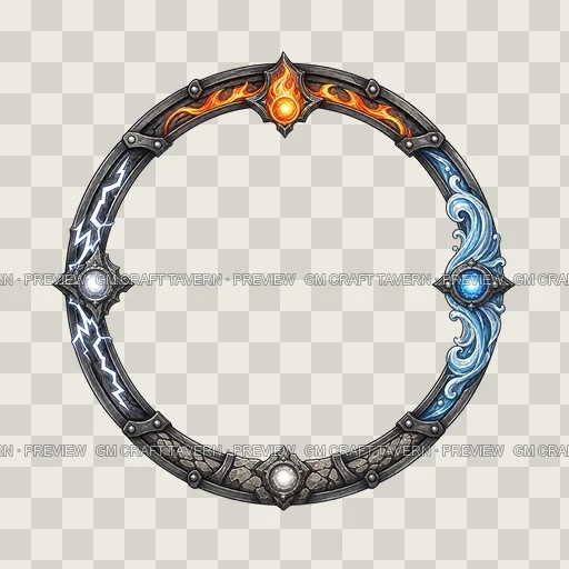 Border 43 top-down token preview