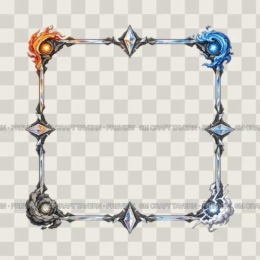 Border 61 top-down token preview