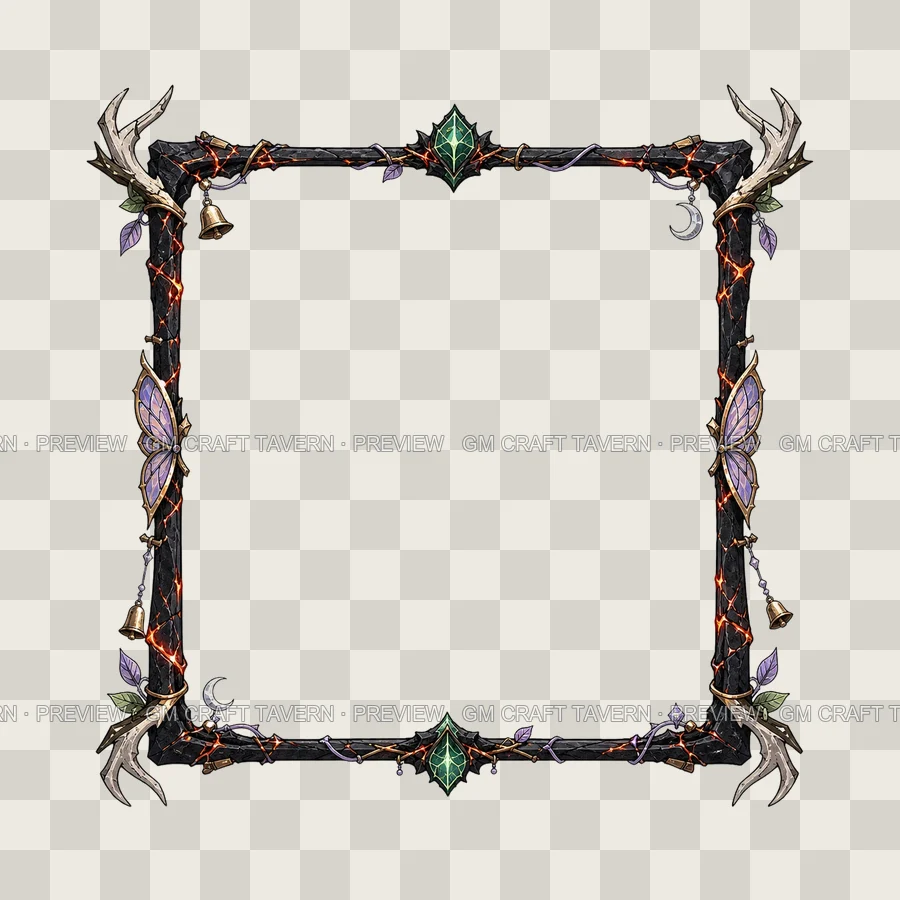 Fey Creature Borders product preview 4