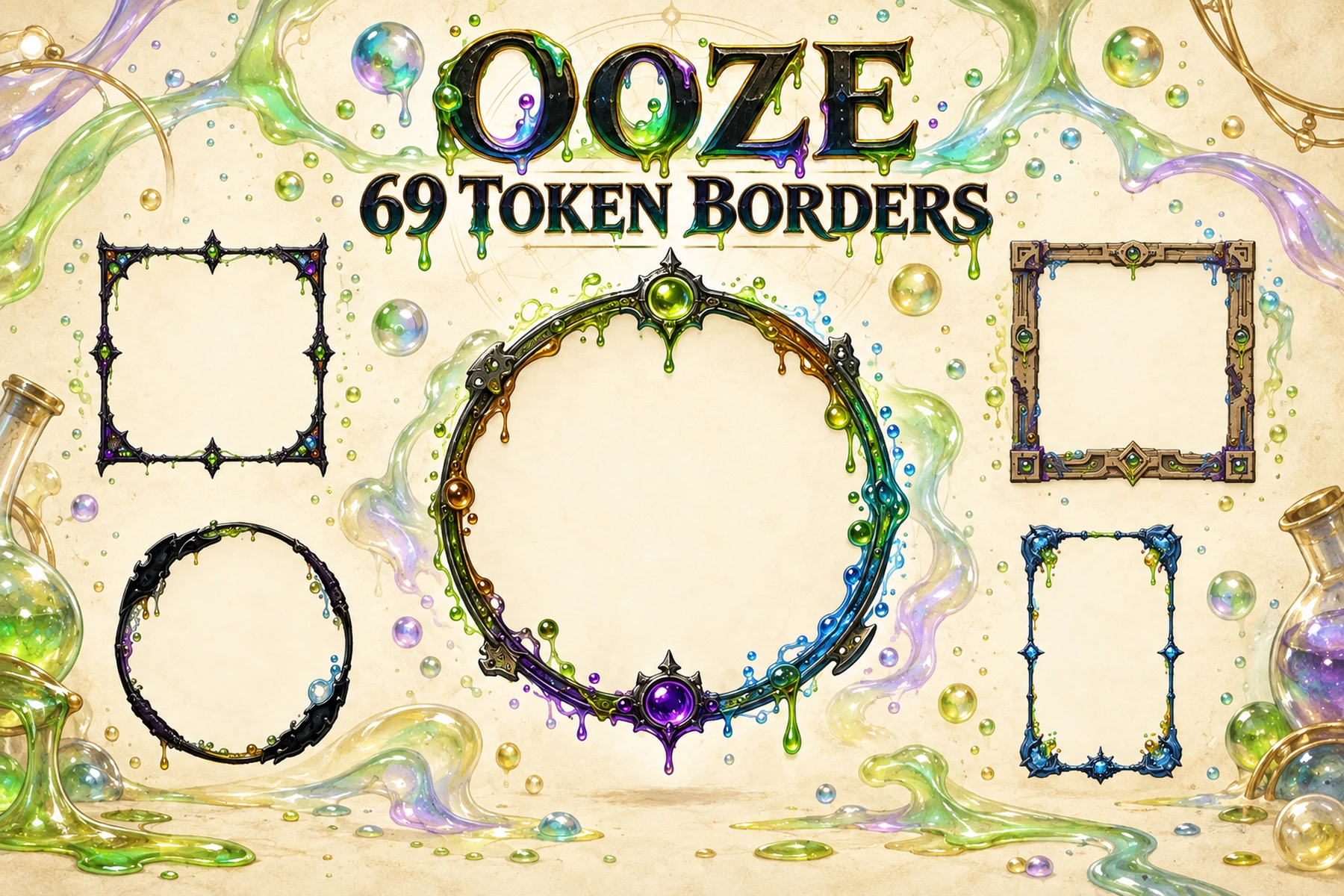 69 Ooze Token Borders