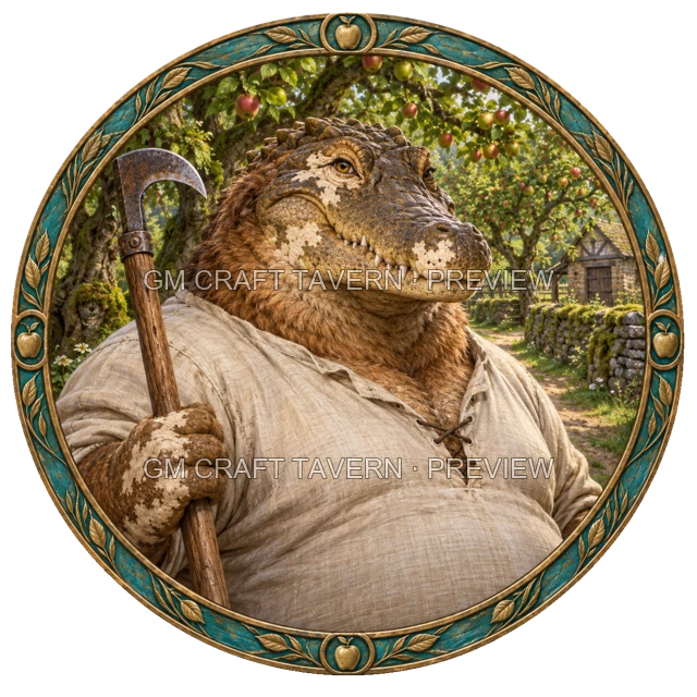 Aperçu du token vu du dessus de Besha Reedvale - Druide