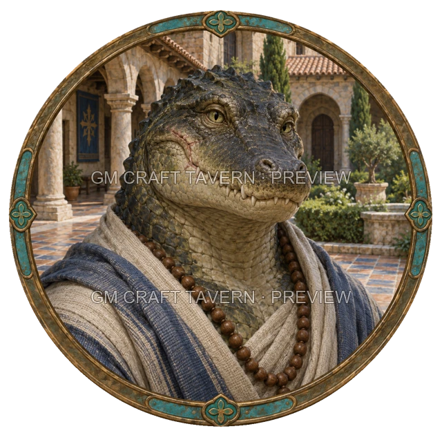 Aperçu du token vu du dessus de Besha Ashfield - Moine