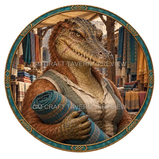 Aperçu du token vu du dessus de Durg Birchhaven - Marchand