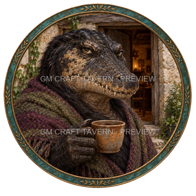 Urdan Deepgrove - aperçu de token de villageois vu du dessus