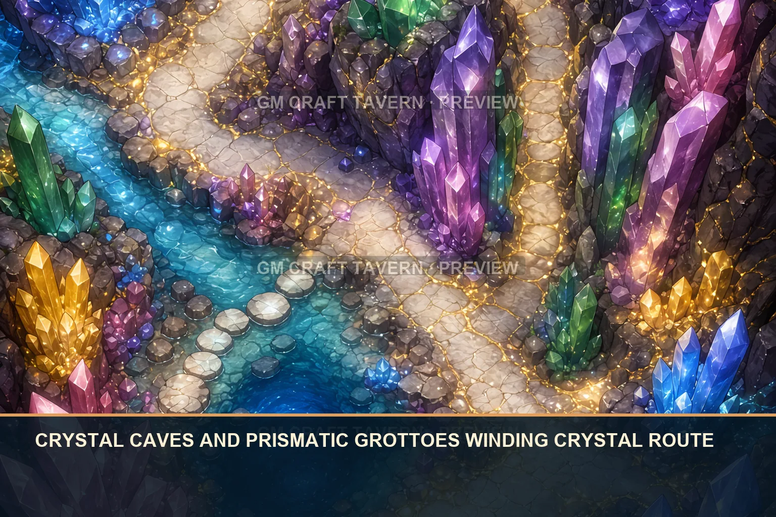 Crystal Caves & Prismatic Grottoes product preview 3