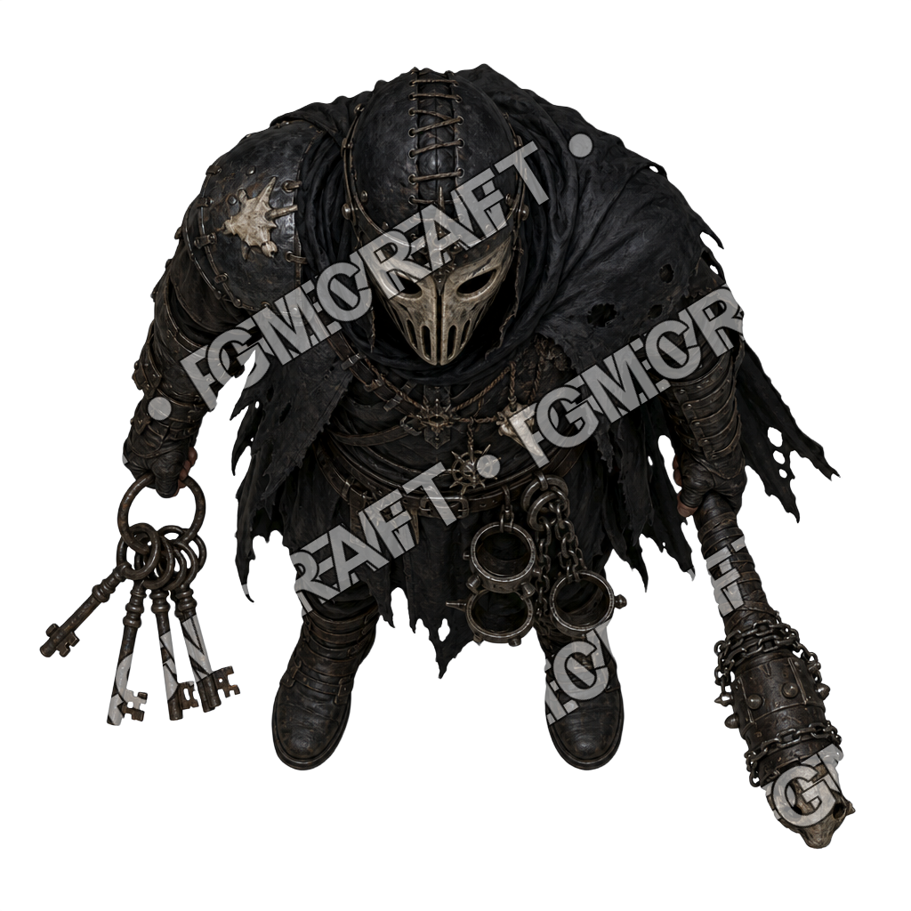 Cultist Dromon Prison Keeper top-down token preview