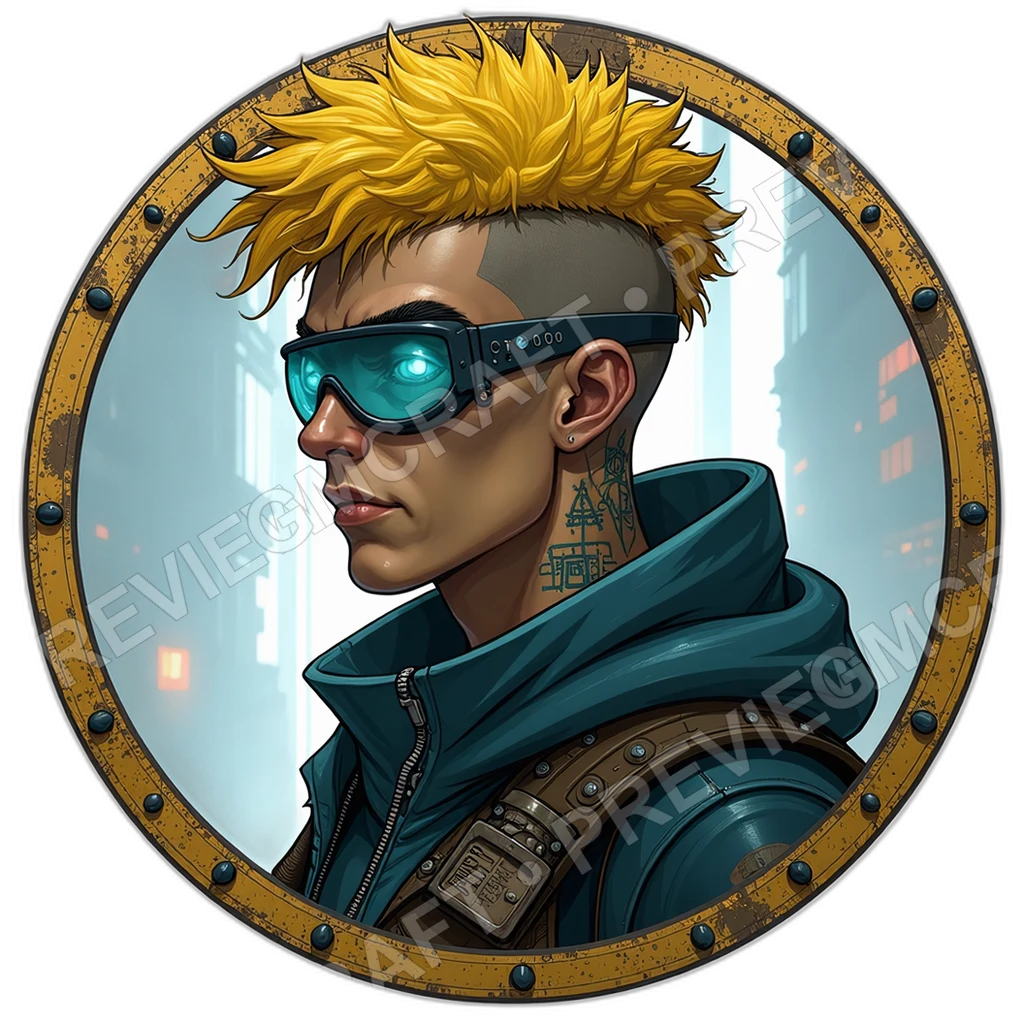 Crowd Tech Sergeant, Male, Visor Mesh Hud, Deployable Net Cuff, Public Order Patch, Retention Cable, Police Security, ,,1.8,, ,Very Slim Buil 0001 top-down token preview