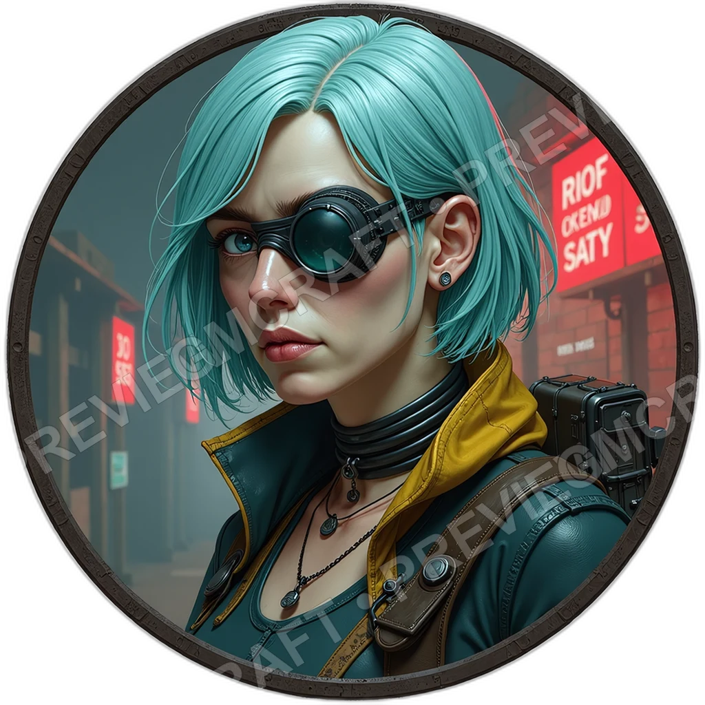 Public Order Captain, Male, Sonar Collar Scar, Reinforced Riot Forearms, Crowd Tally Visor, Police Security, ,Senior Age Old Person,1.8,, ,Stocky Buil 0001 top-down token preview
