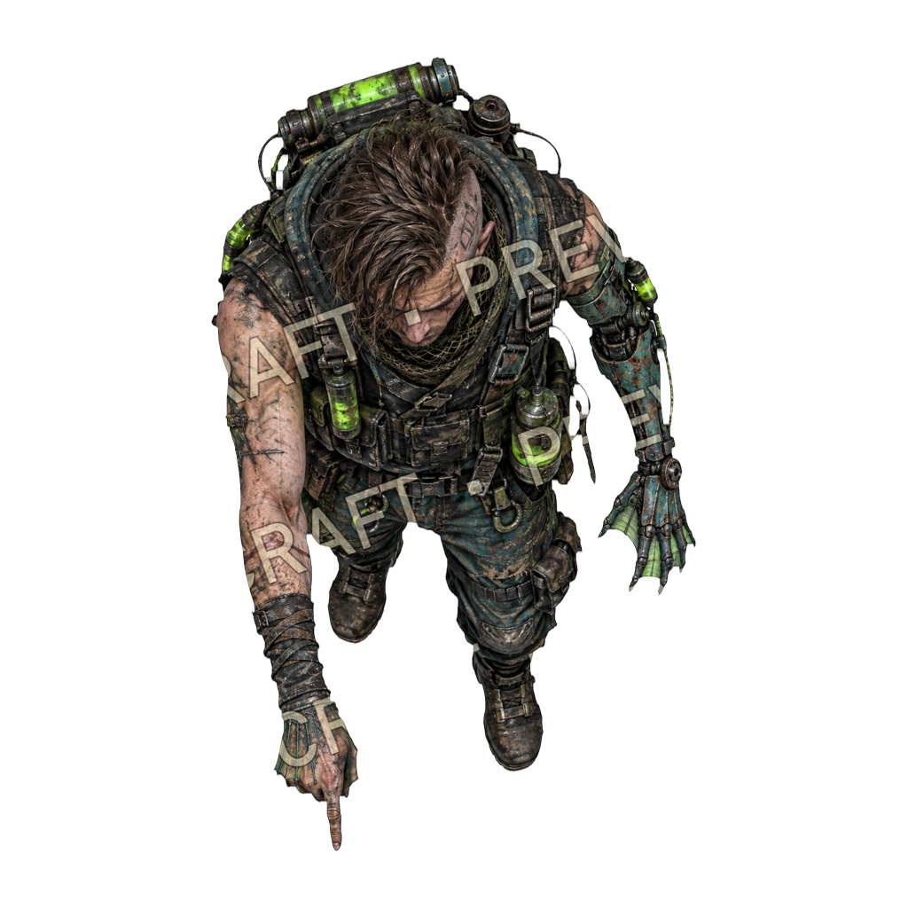Silt Diver top-down token preview