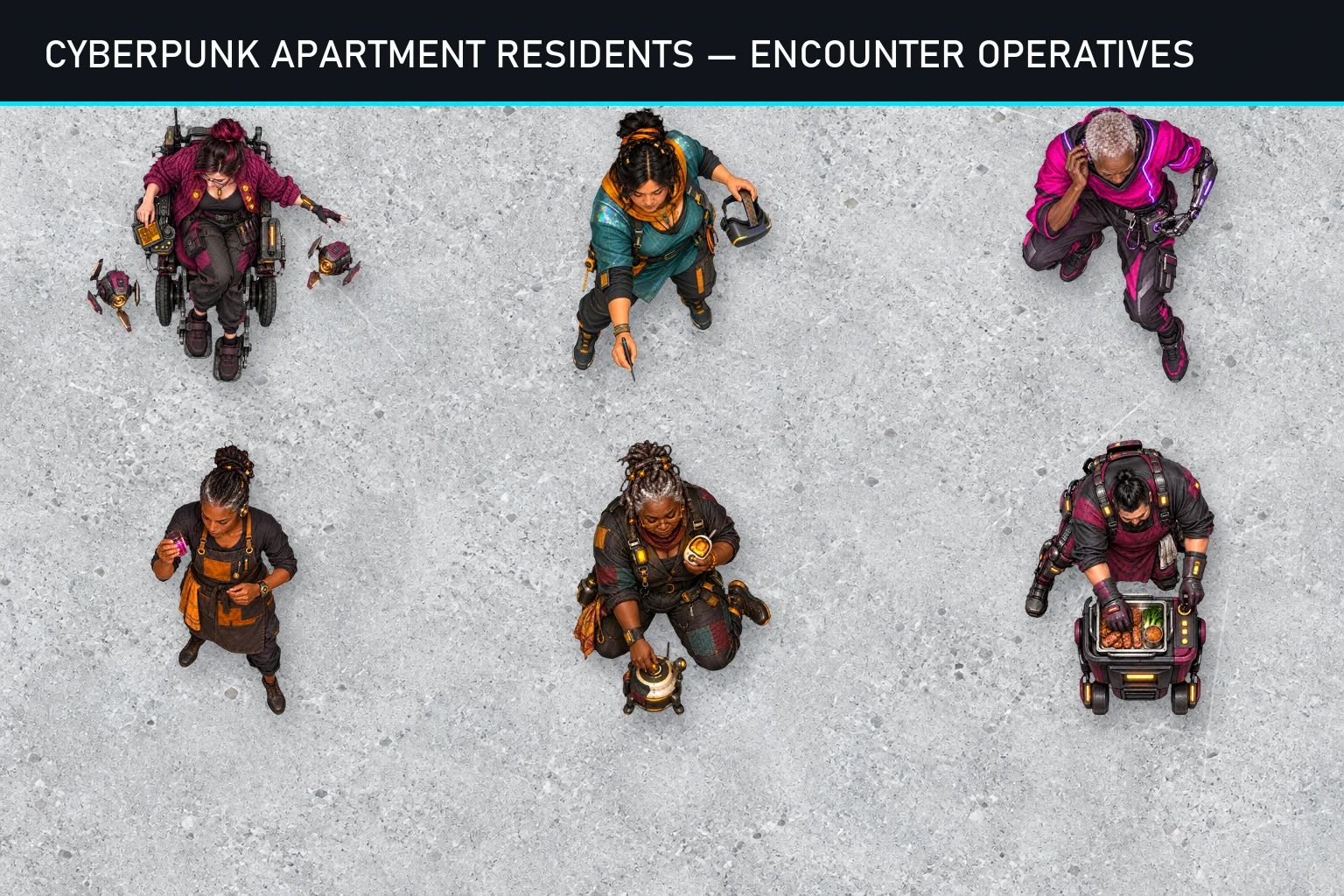Cyberpunk Apartment Residents product preview 1