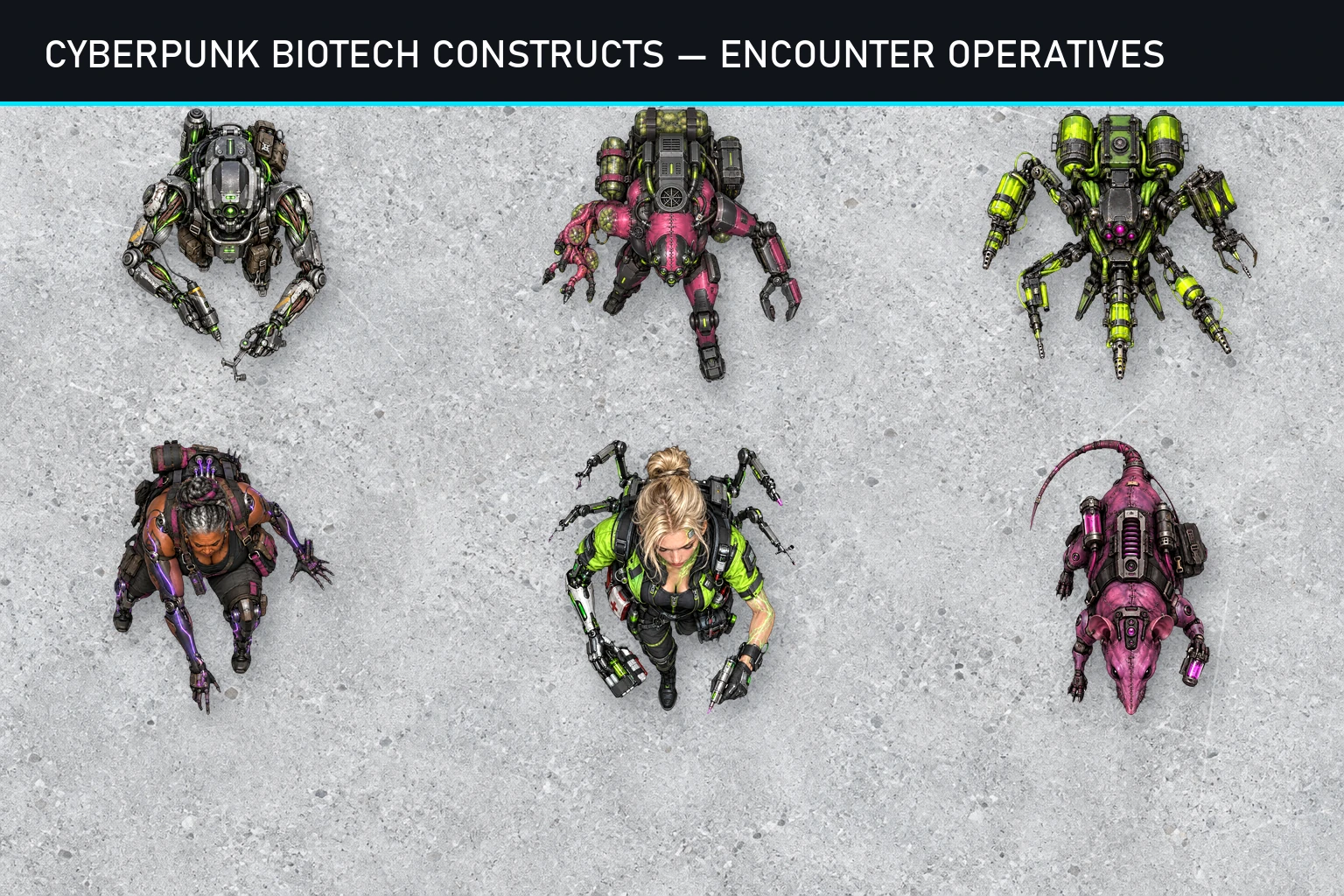 Cyberpunk Biotech Constructs product preview 1