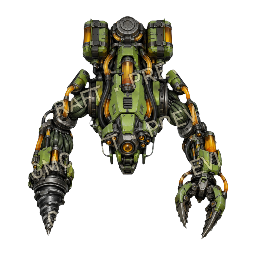 Core Harvester top-down token preview