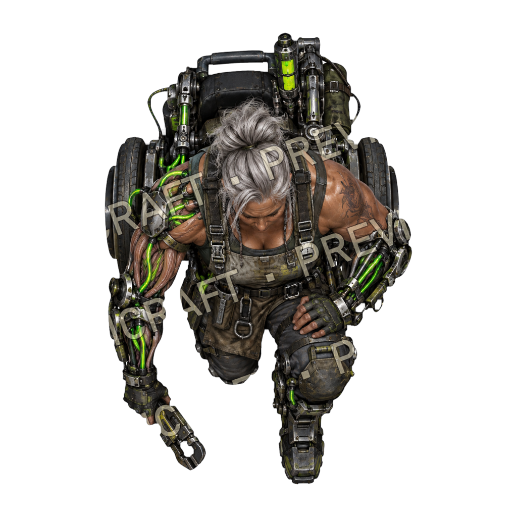 Muscle Frame top-down token preview