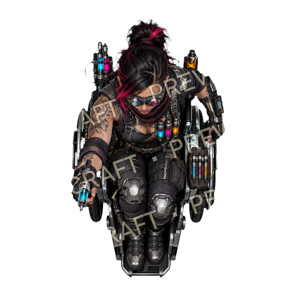 Aperçu du token vu du dessus Helix Hunter