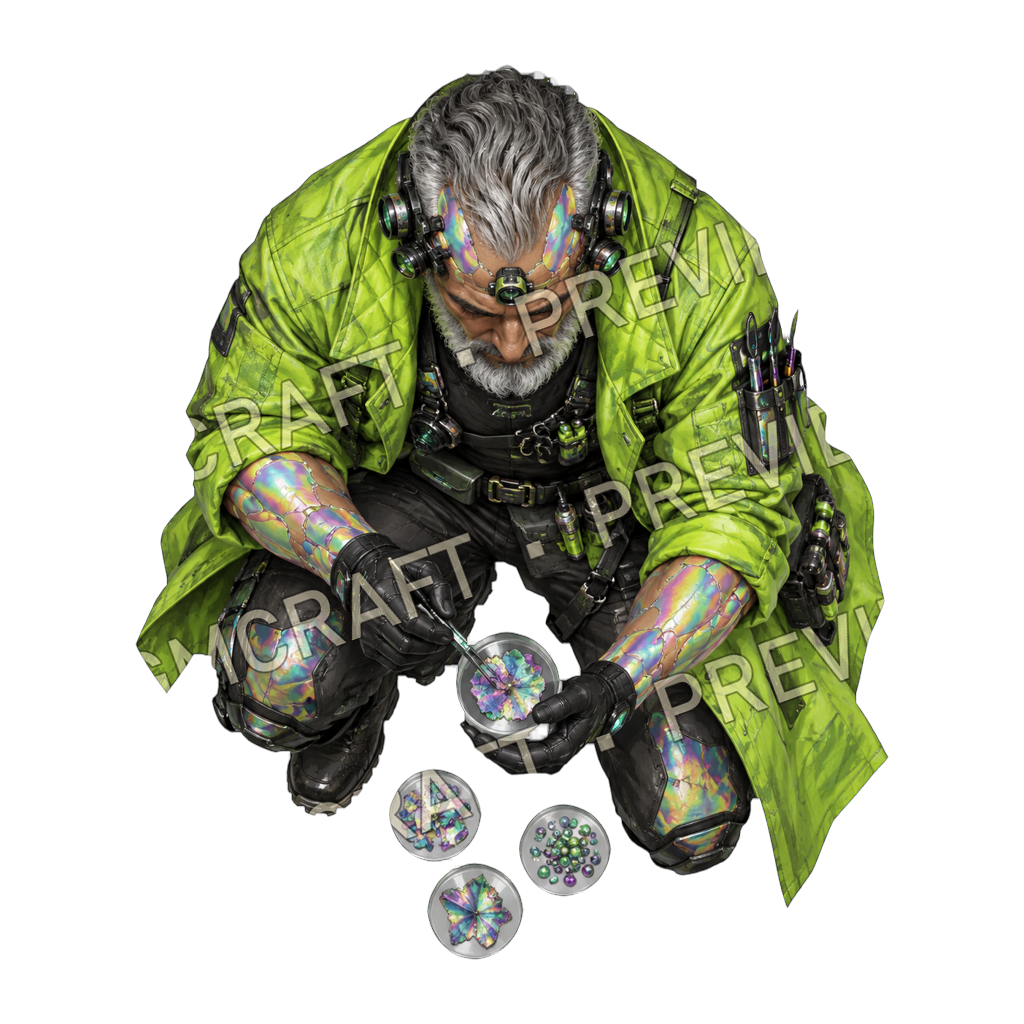 Aperçu du token vu du dessus Syntho Skin