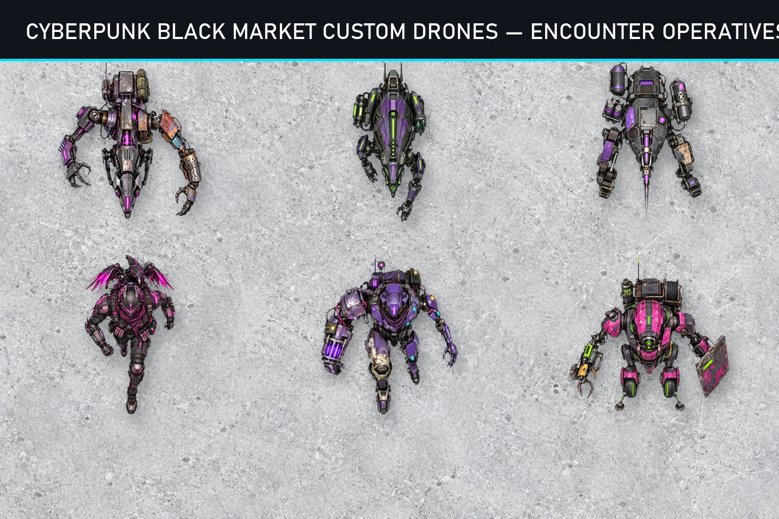 Cyberpunk Black Market Custom Drones product preview 1