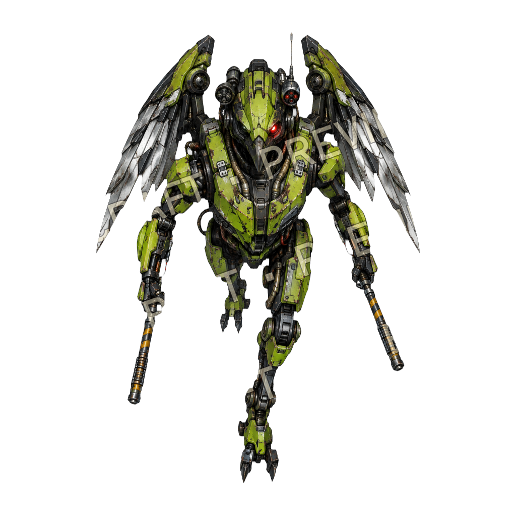 Cyberpunk Combat And Security Drones product preview 2