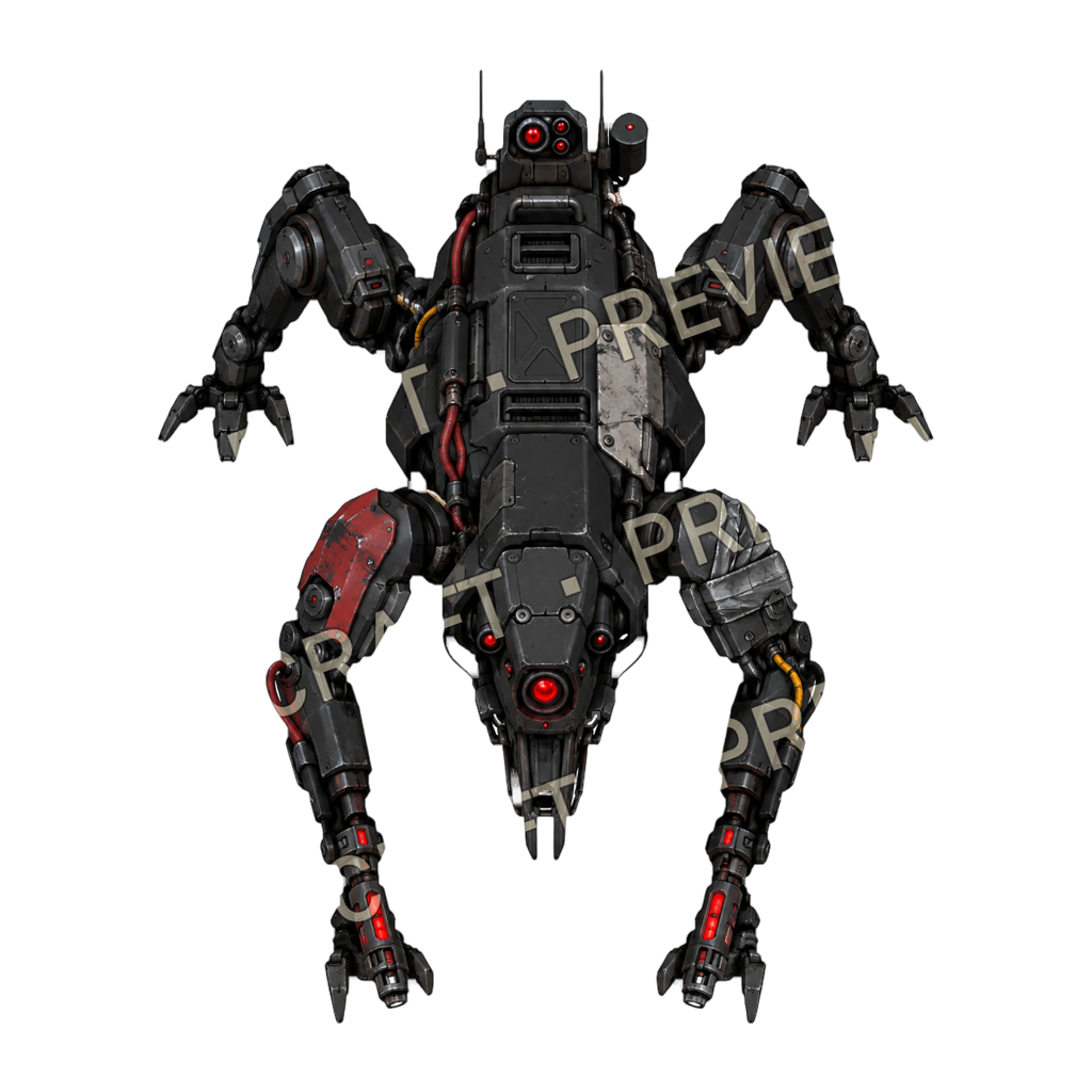 Hunter Drone top-down token preview