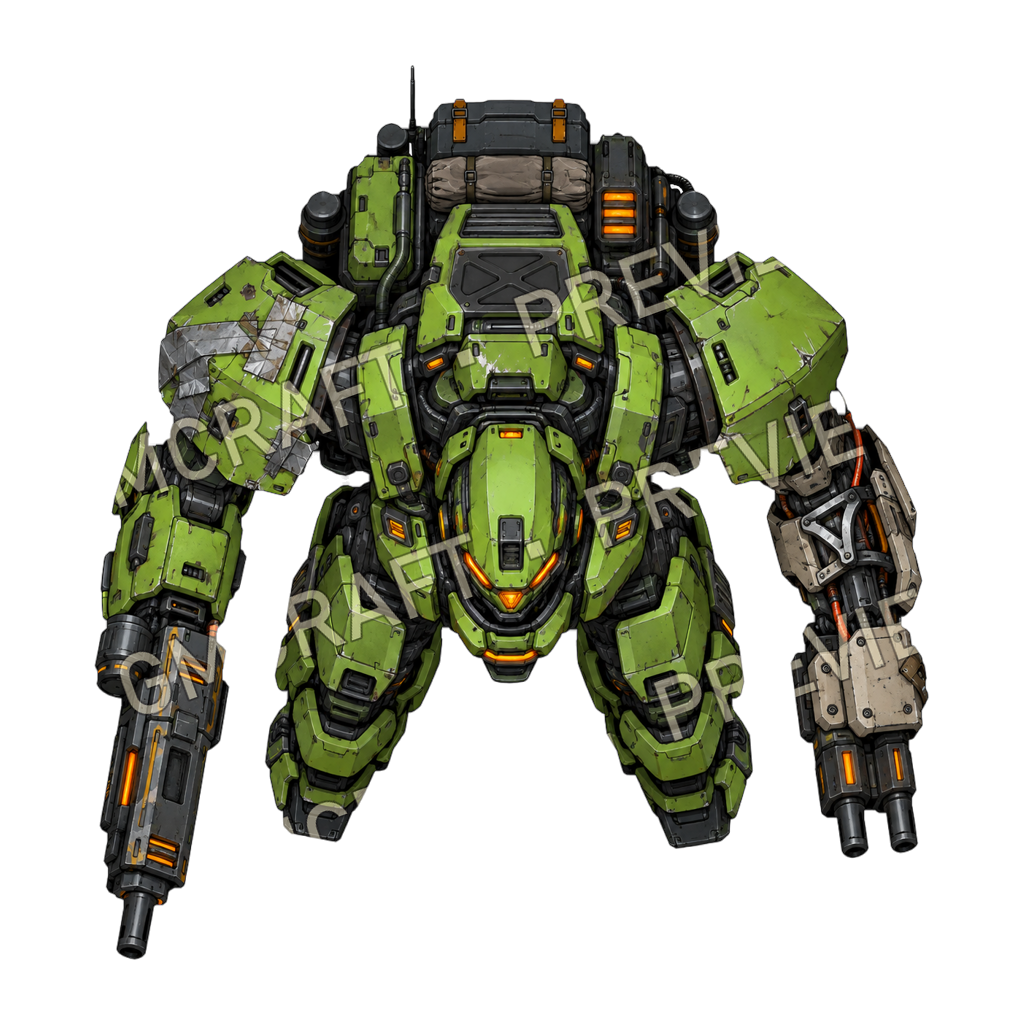 Titan Guard top-down token preview