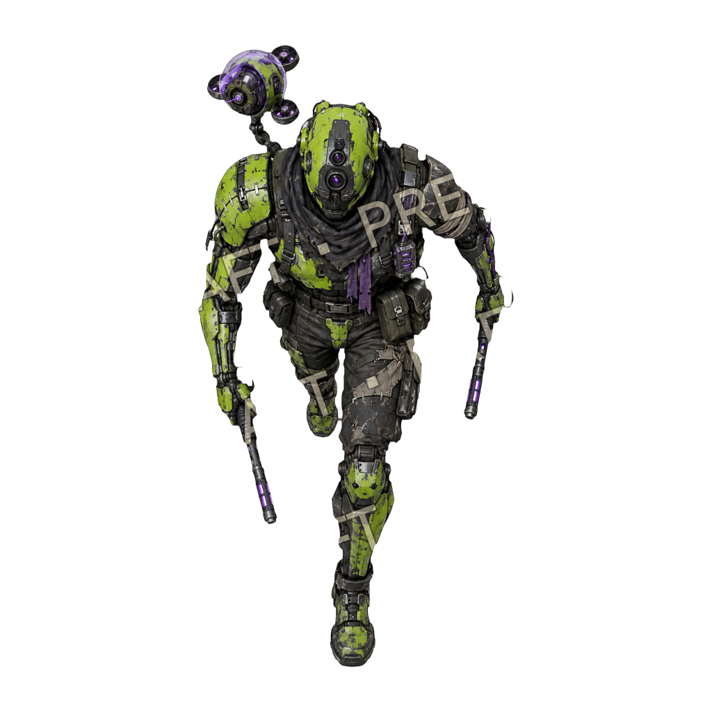 Ghost Striker top-down token preview