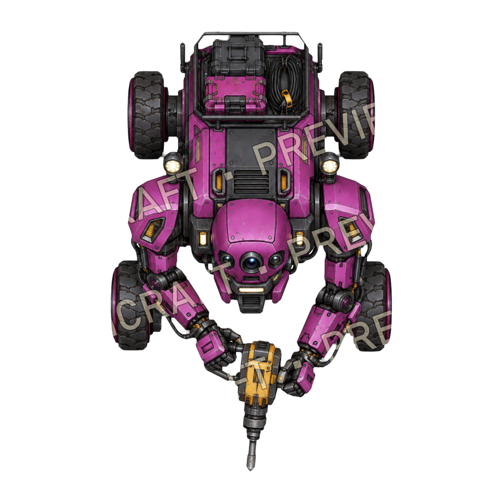 Aperçu du produit Méchas urbains compacts cyberpunk 3