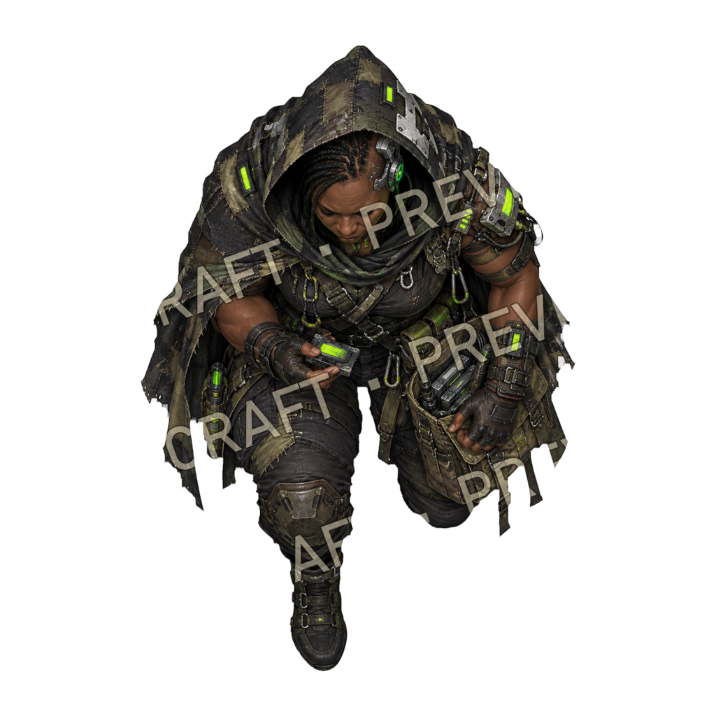 Corporate Defectors Sanae Sato top-down token preview