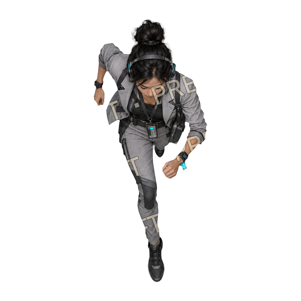 Corporate Lin Mei top-down token preview