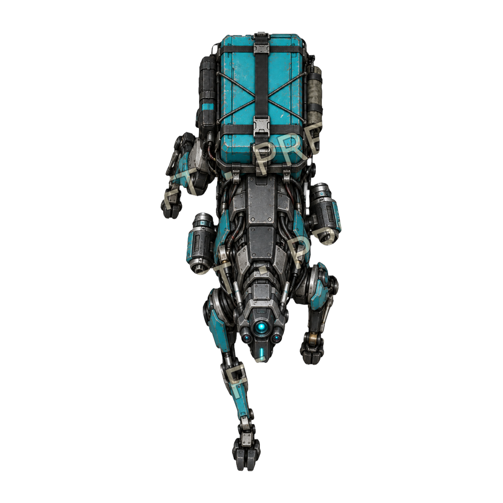 Pack Bot top-down token preview