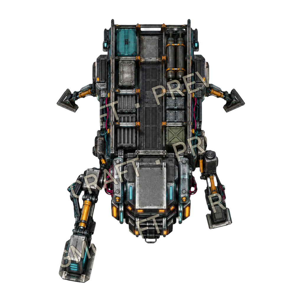 Freight Flyer top-down token preview