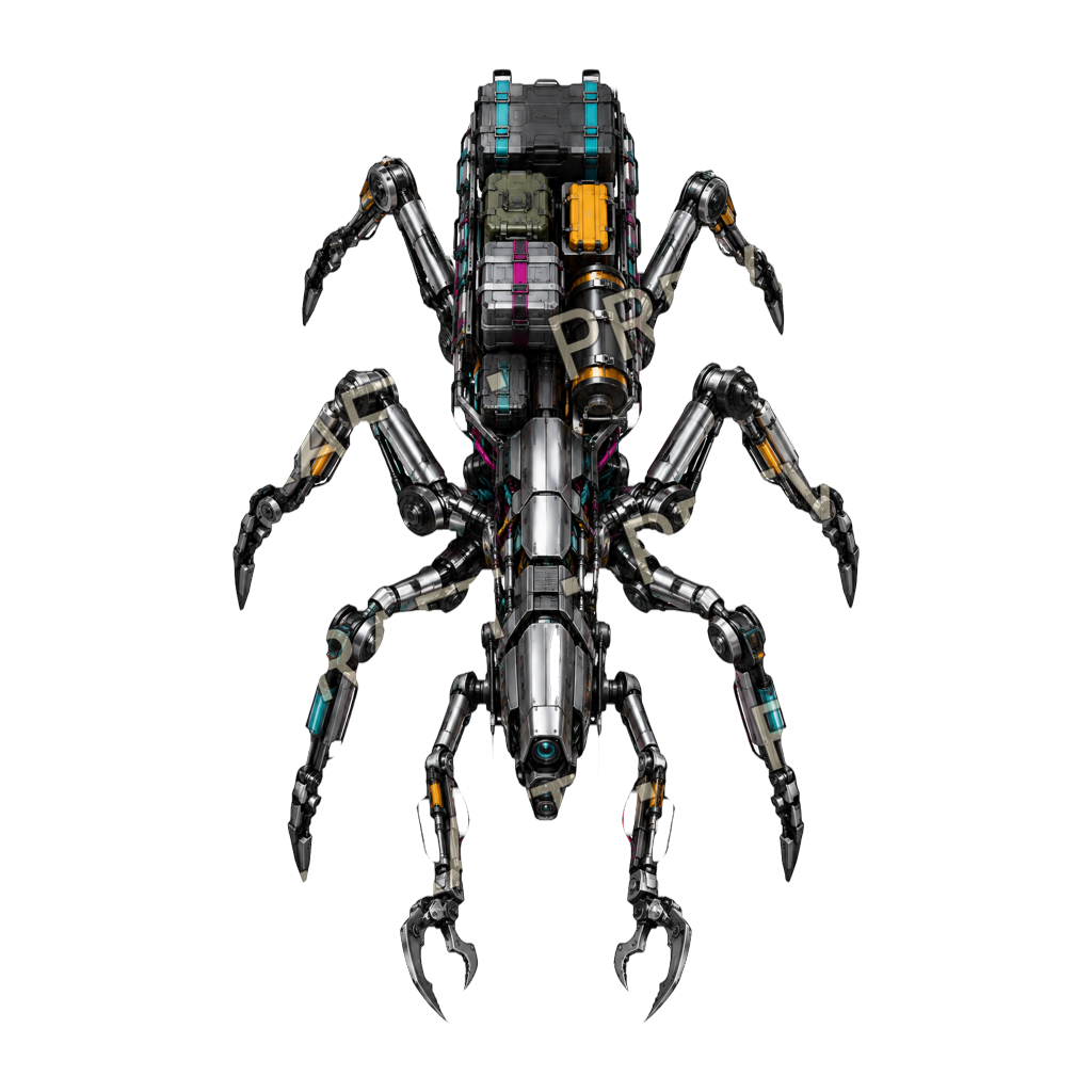 Supply Spider top-down token preview