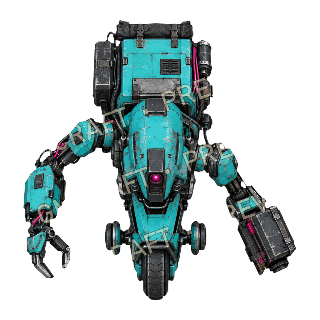 Courier Core top-down token preview