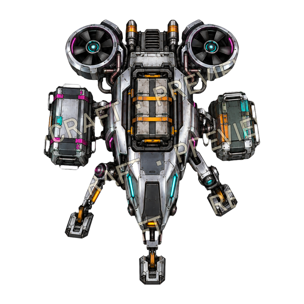 Drop Ship top-down token preview