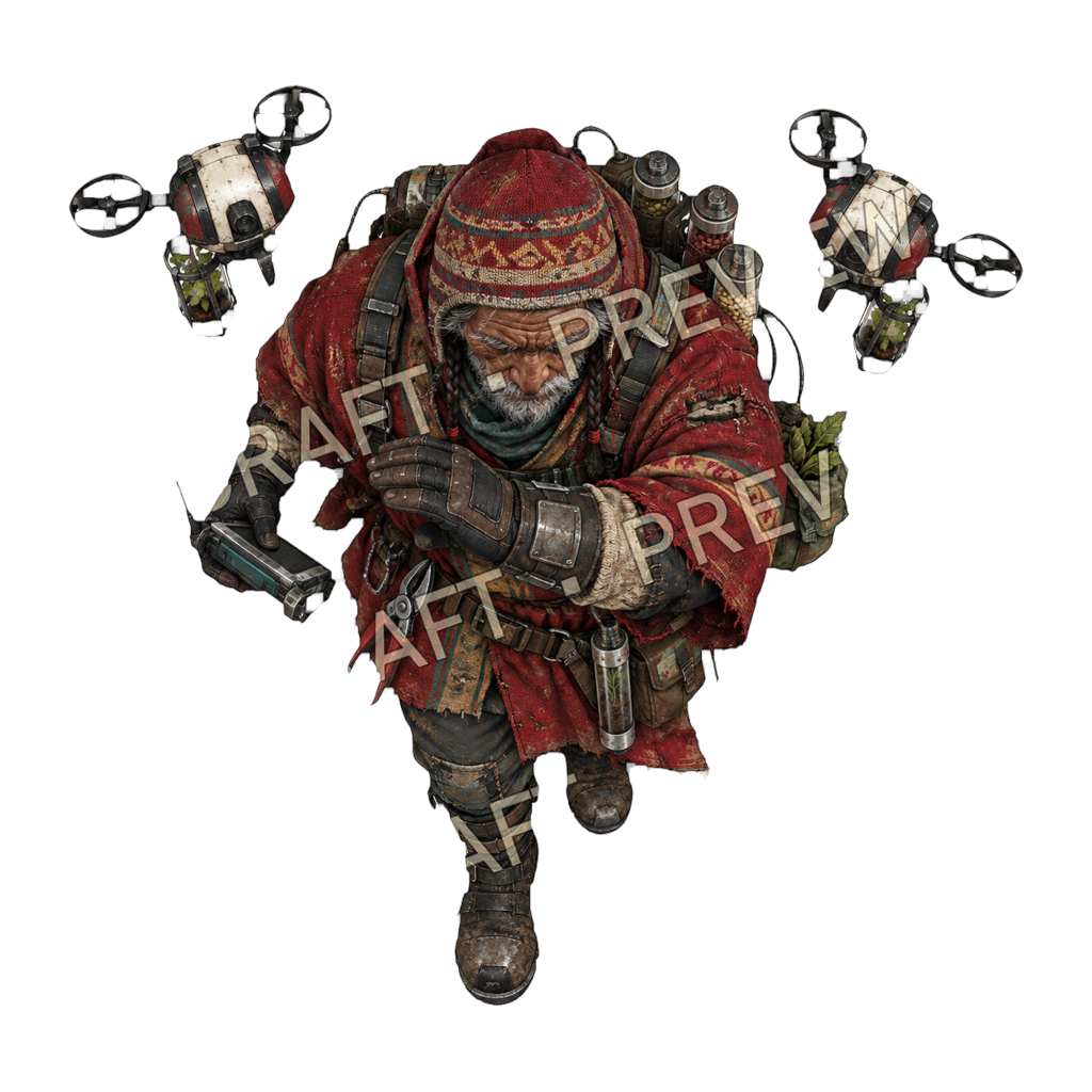 Root Rebel top-down token preview