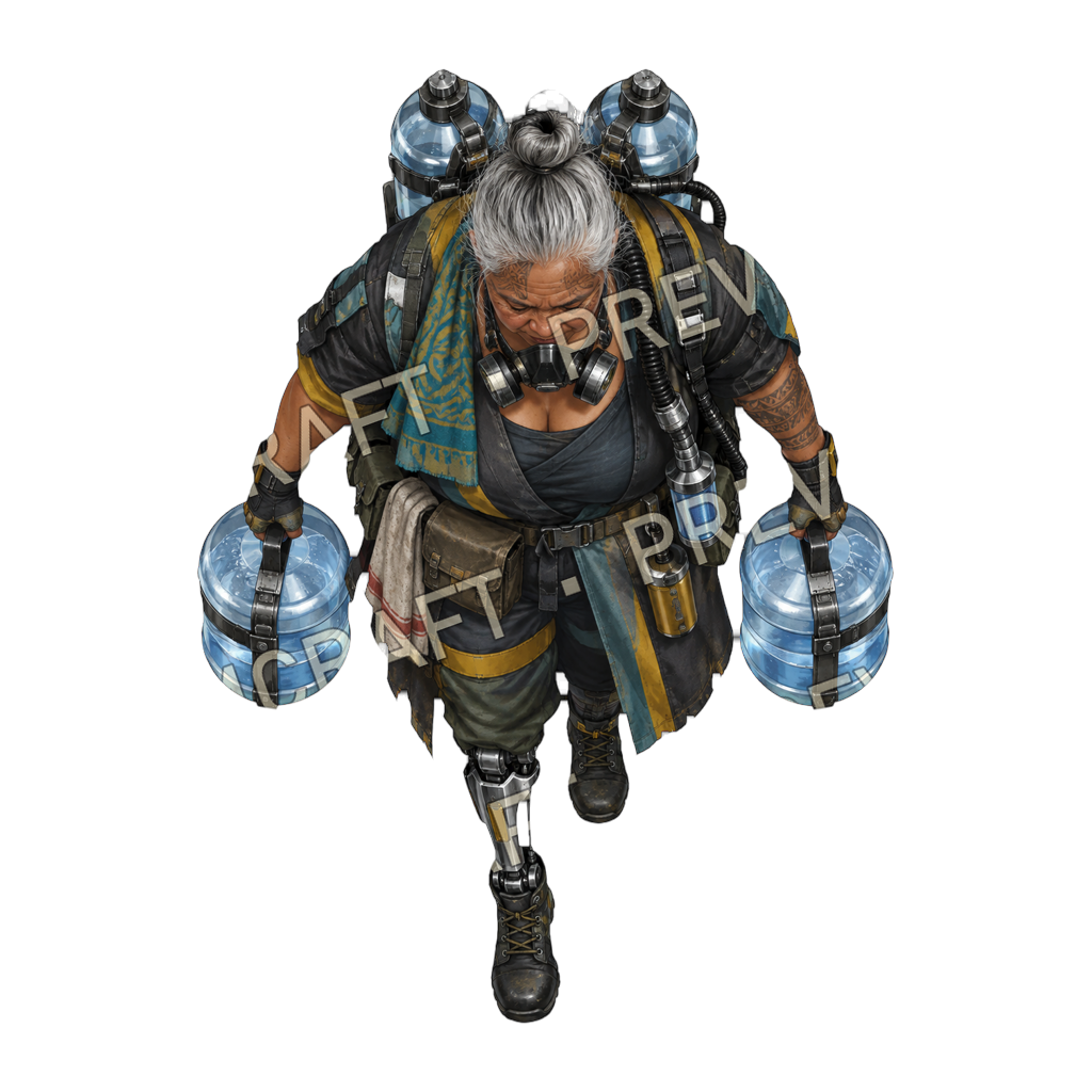 Water Warden top-down token preview