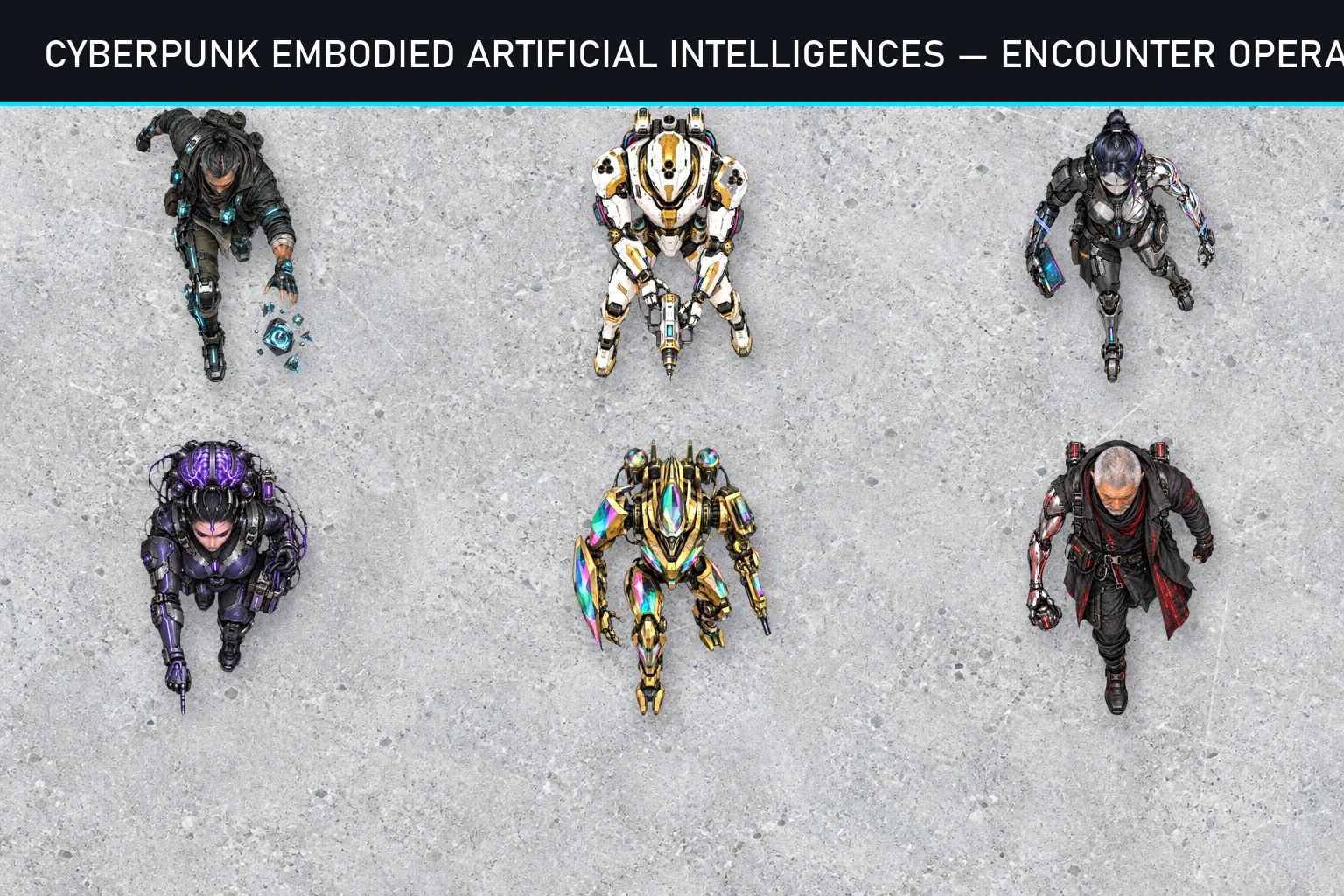 Cyberpunk Embodied Artificial Intelligences product preview 1