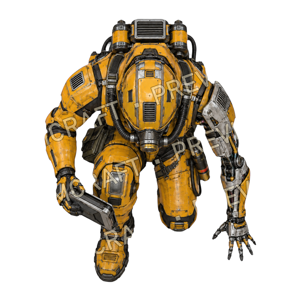 Cyberpunk Emergency And Climate Exosuits product preview 4
