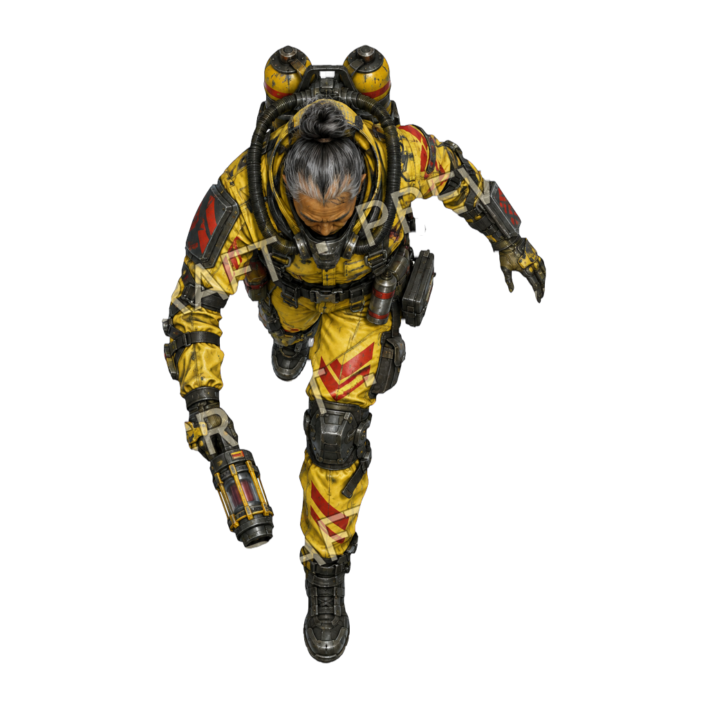 Bio Hazard top-down token preview