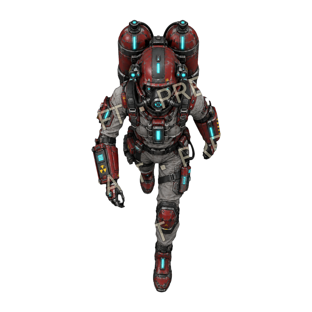 Gas Masker top-down token preview