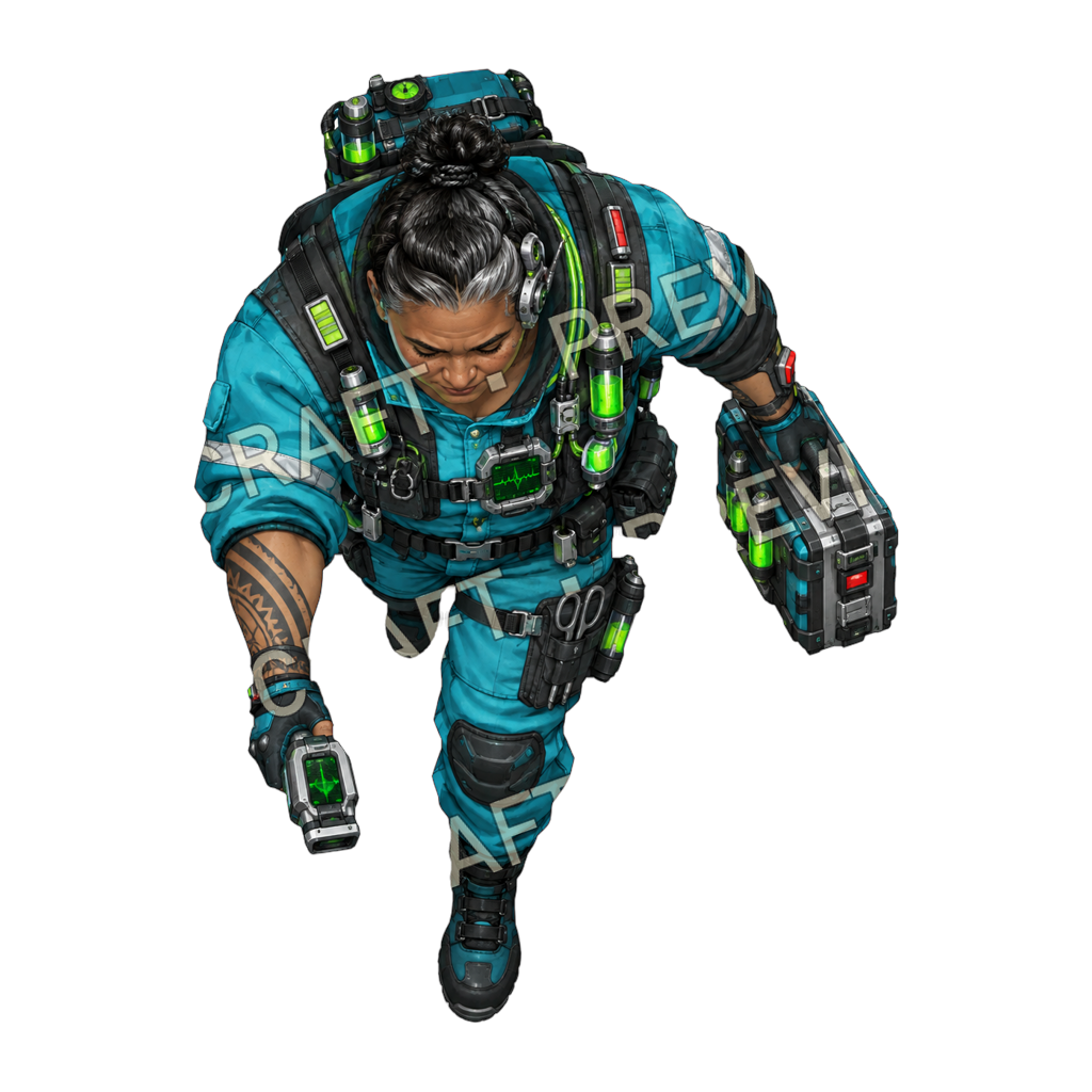 Bio Medic top-down token preview
