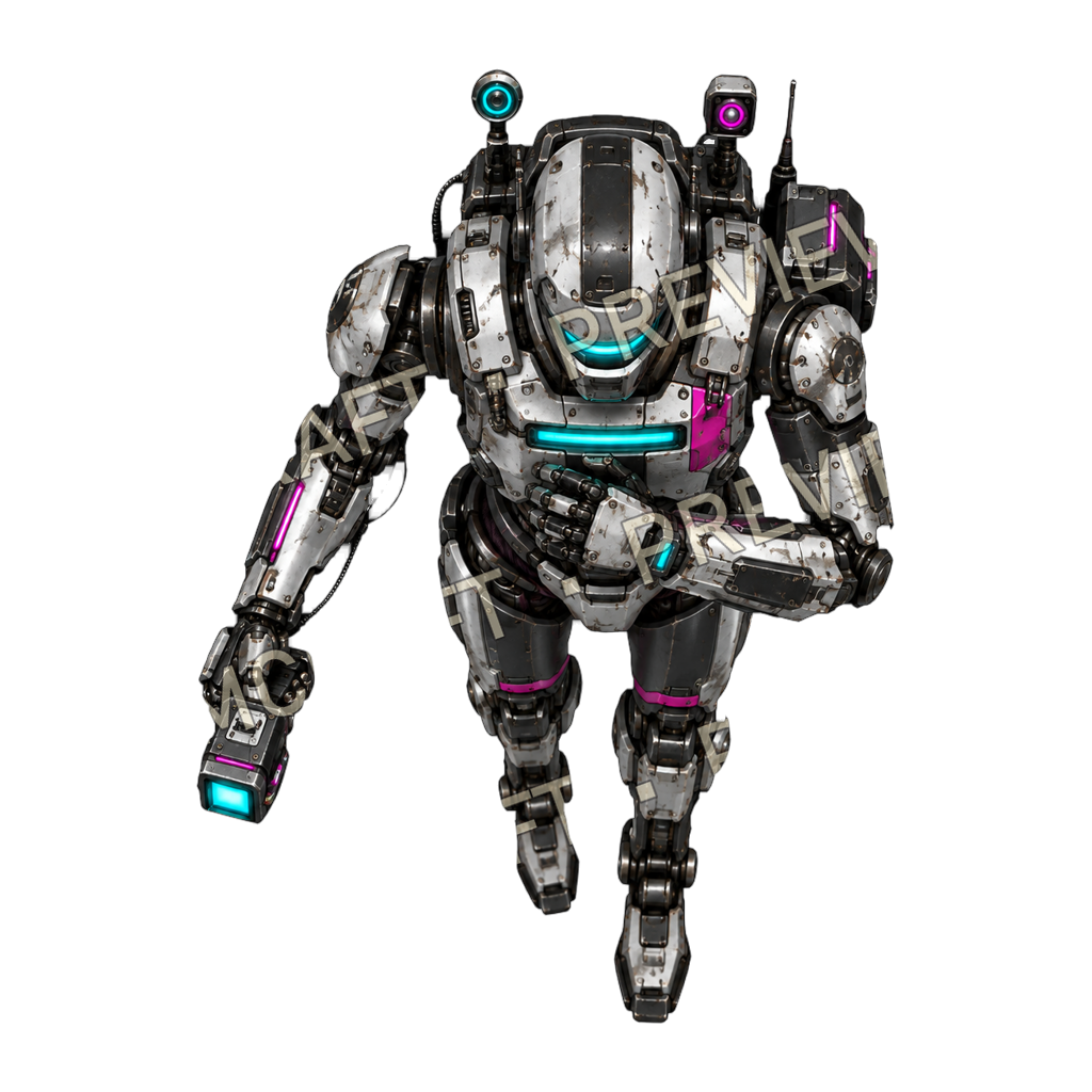 Retail Droid top-down token preview