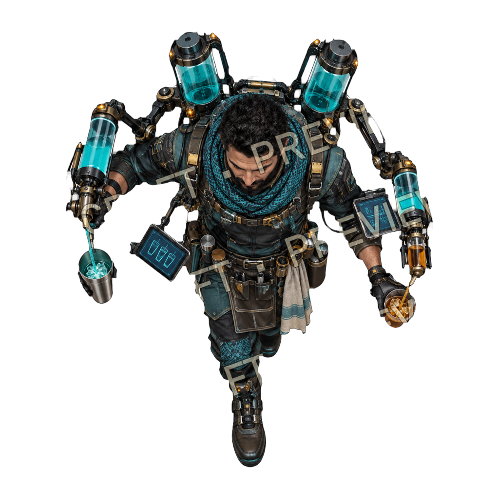 Bartender Exo top-down token preview