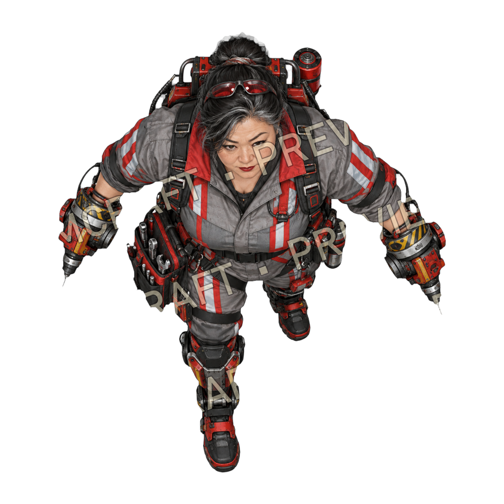 Cyberpunk Industrial Exosuits product preview 5