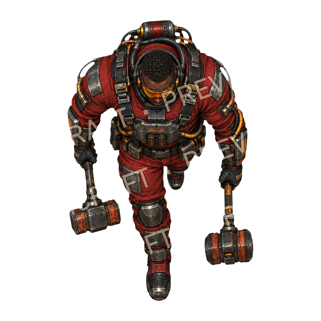 Smelter Guard top-down token preview